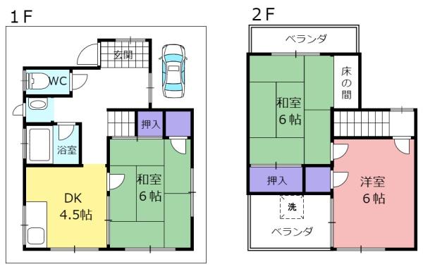東大阪市新庄２丁目の貸家