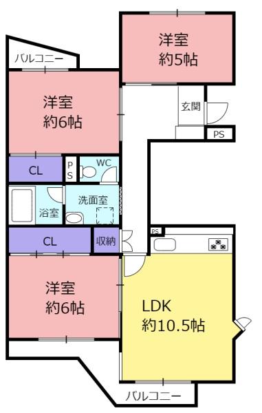 住道駅前住宅16号棟