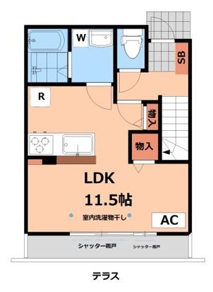 小平市鈴木町２丁目のテラスハウス