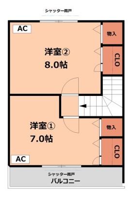 小平市鈴木町２丁目のテラスハウス