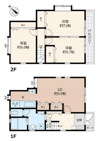 西東京市南町３丁目の貸家