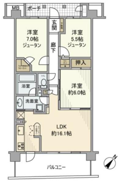 東久留米市南沢５丁目のマンション