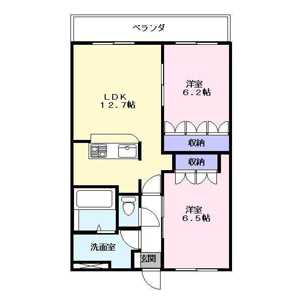 ハピネス(間取り)