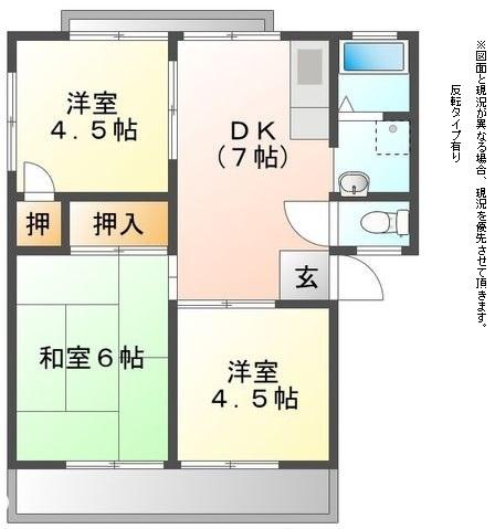 彦根市南川瀬町のハイツ