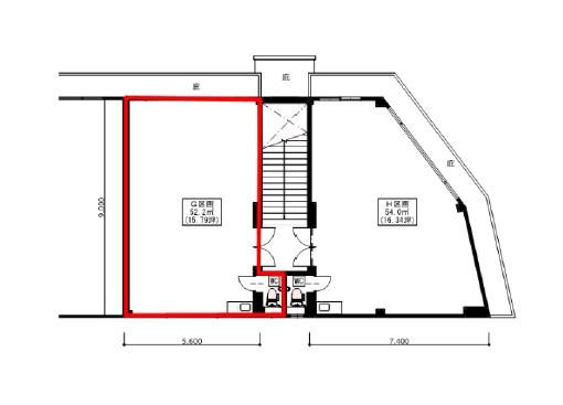彦根市小泉町の店舗(建物一部)