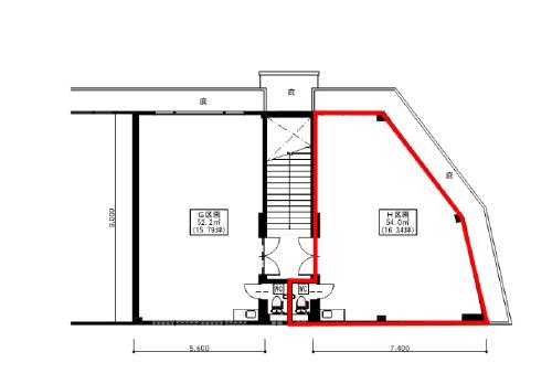 彦根市小泉町の店舗(建物一部)