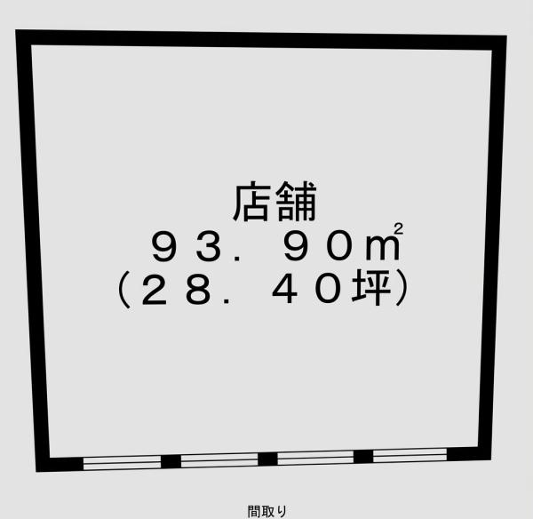 長浜市八幡東町の店舗（建物一部）