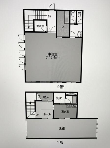 長浜市平方町の店舗（建物一部）