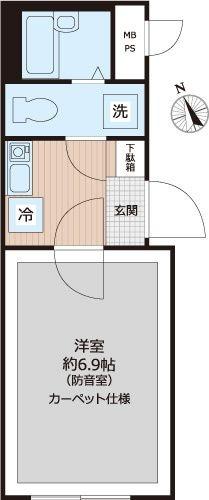 板橋区上板橋2丁目のマンション(間取り)