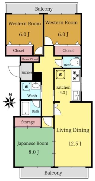 イル ポジターノ(間取り)