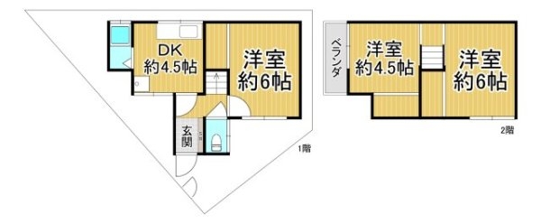 上ノ島２丁目貸家