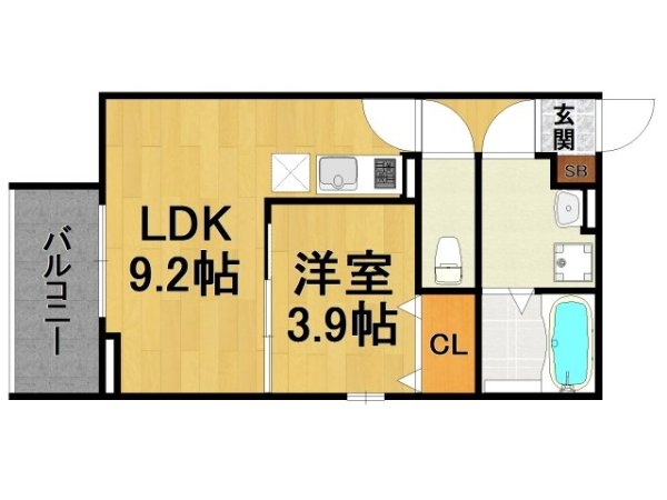 尼崎市御園３丁目のハイツ