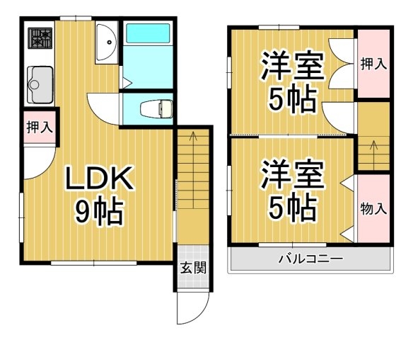 南武庫之荘3丁目テラスハウス