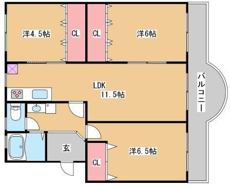 鈴蘭台ハウス3号棟