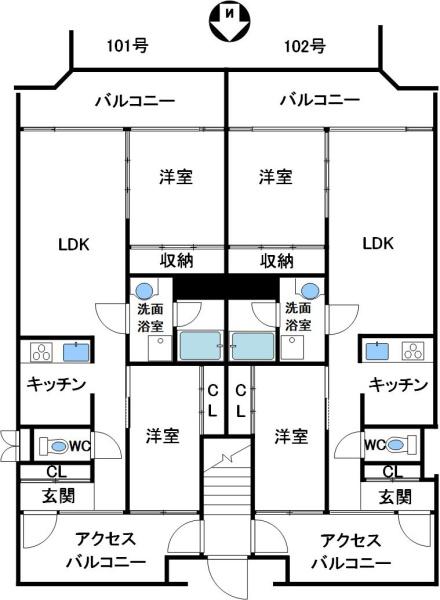 神戸市北区北五葉１丁目のマンション