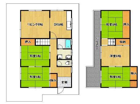 鈴蘭台東町４丁目貸家