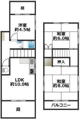 鈴蘭台北町５丁目戸建