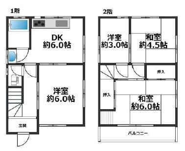 山田町下谷上字猪ころび戸建