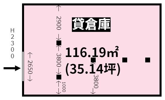 東大阪市菱江5丁目　貸倉庫