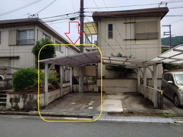 生駒市西旭ケ丘のテラスハウス