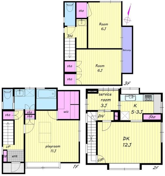 北区滝野川５丁目　貸戸建　@変更しました