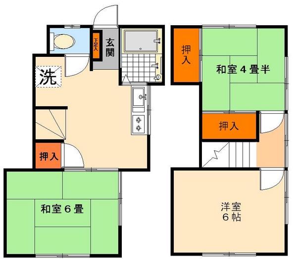 メゾネット5(間取り)