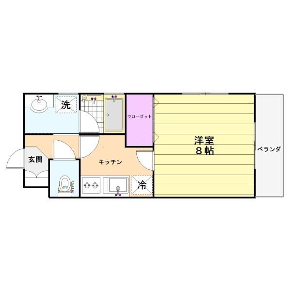 プレザンサイトー(間取り)