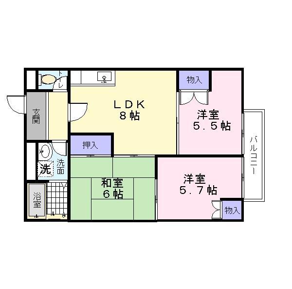 正楽北田ハイツＡ棟