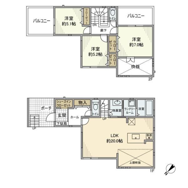 上野芝向ケ丘町４丁戸建