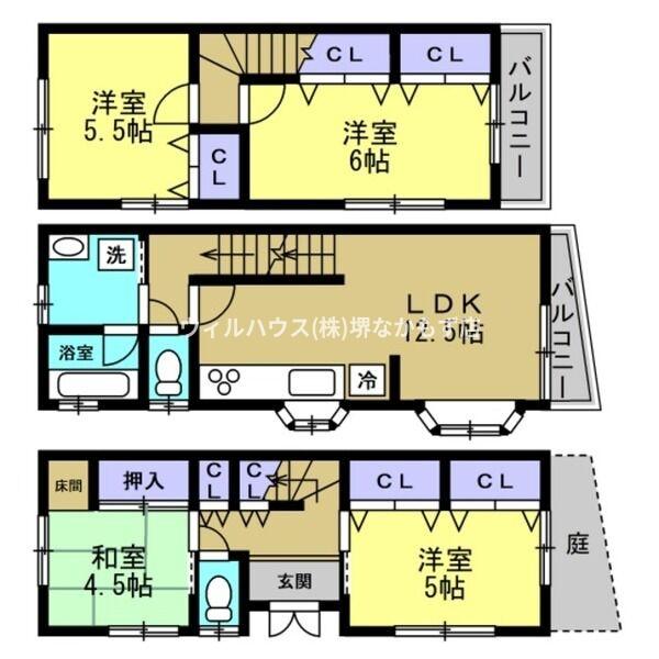 堺市北区奥本町　戸建