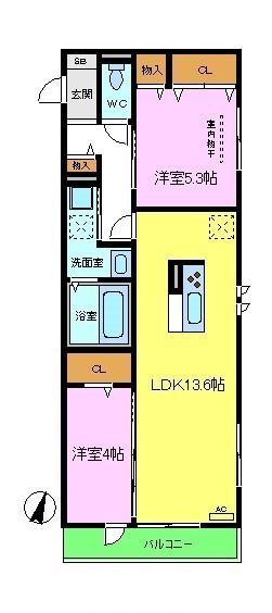 アンソレイエＡ棟