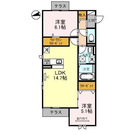 大阪狭山市金剛１丁目のハイツ