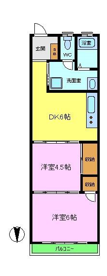 大阪狭山市大野台２丁目のハイツ