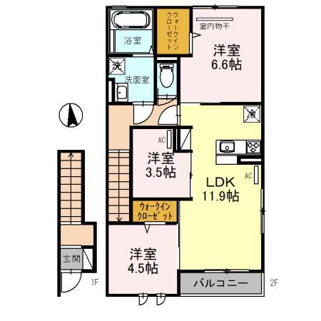 サンハイツ岡　６