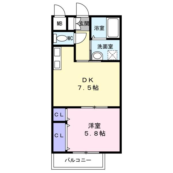 松原市高見の里４丁目のハイツ