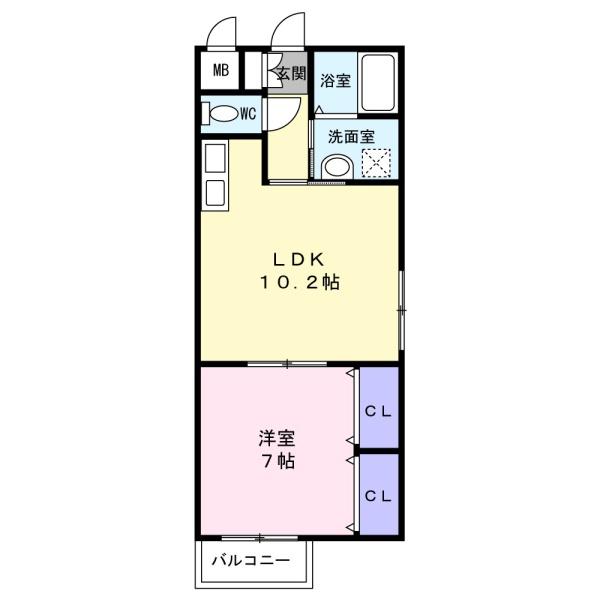 松原市高見の里４丁目のハイツ