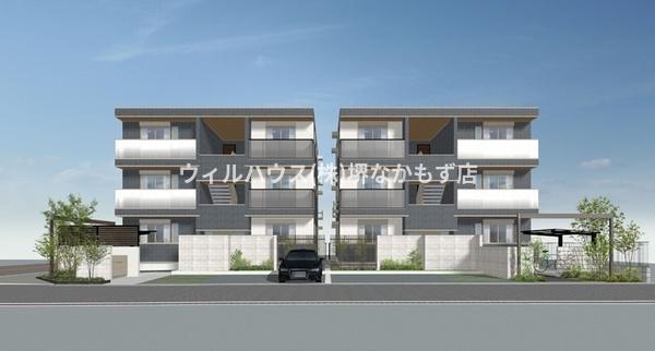 堺市北区北花田町４丁のアパート