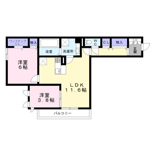 カーサ　堺　南花田　Ｄ－ｒｏｏｍ