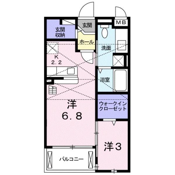 佐倉市上座のアパート