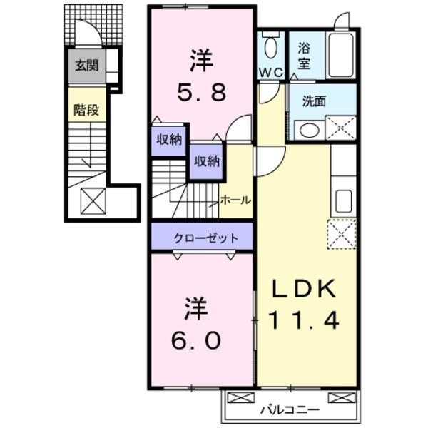 佐倉市上志津原のアパート