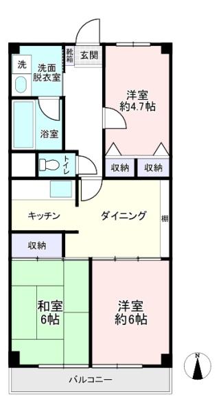 富里市日吉台４丁目のマンション