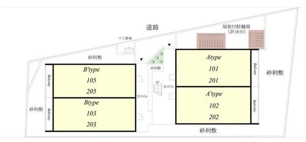 佐倉市井野のアパート