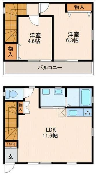 佐倉市江原の貸家