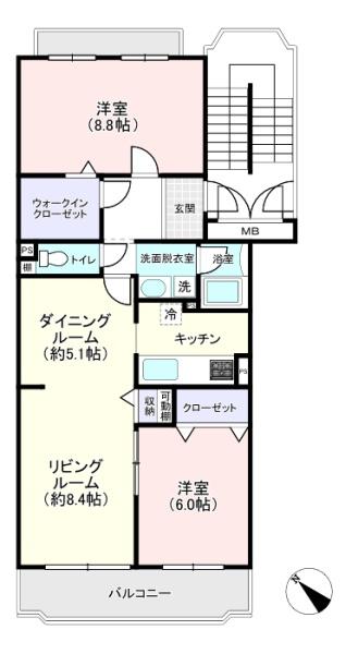 佐倉市ユーカリが丘５丁目のマンション