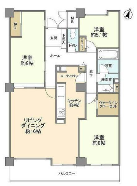 佐倉市ユーカリが丘４丁目のマンション