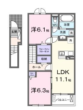 佐倉市江原台２丁目のアパート