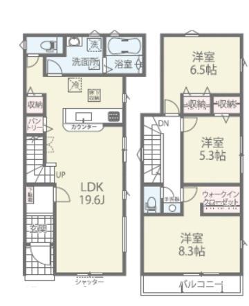 佐倉市中志津７丁目の貸家