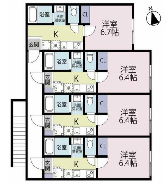 佐倉市新臼井田のアパート