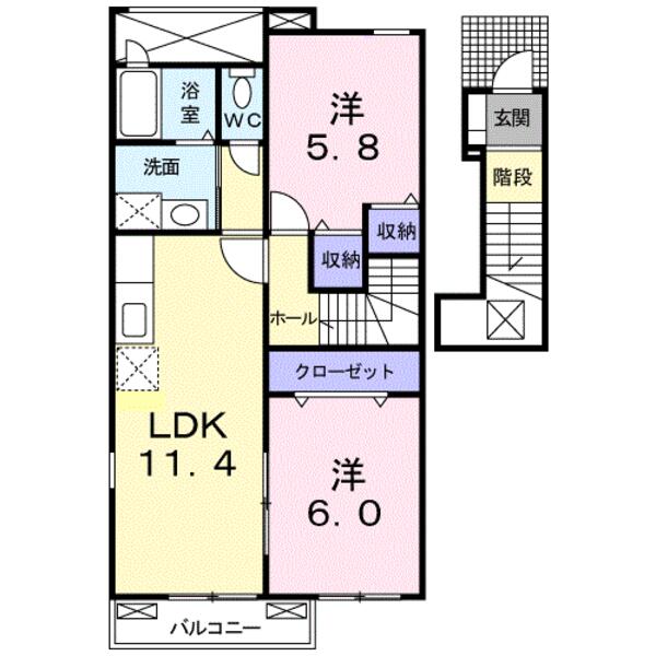 佐倉市上志津原のアパート