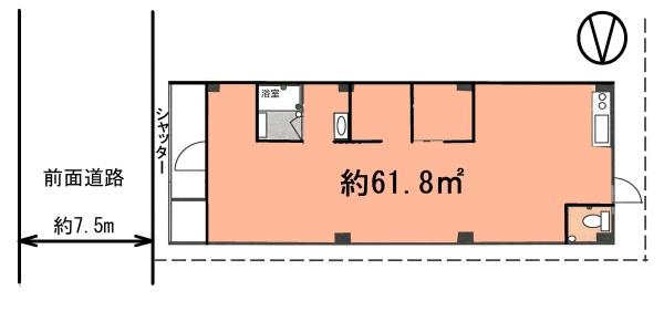 川崎市中原区新城１丁目の店舗・事務所